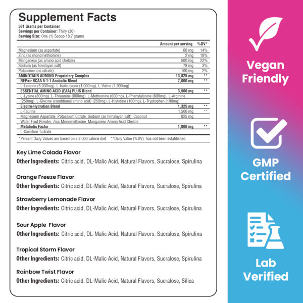 Aminotaur Essential™ | Amino Acid Formula
