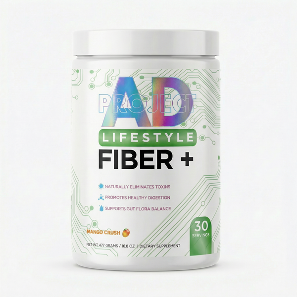 Fiber+ Supplement - Digestive Health Support and Detox | Project AD