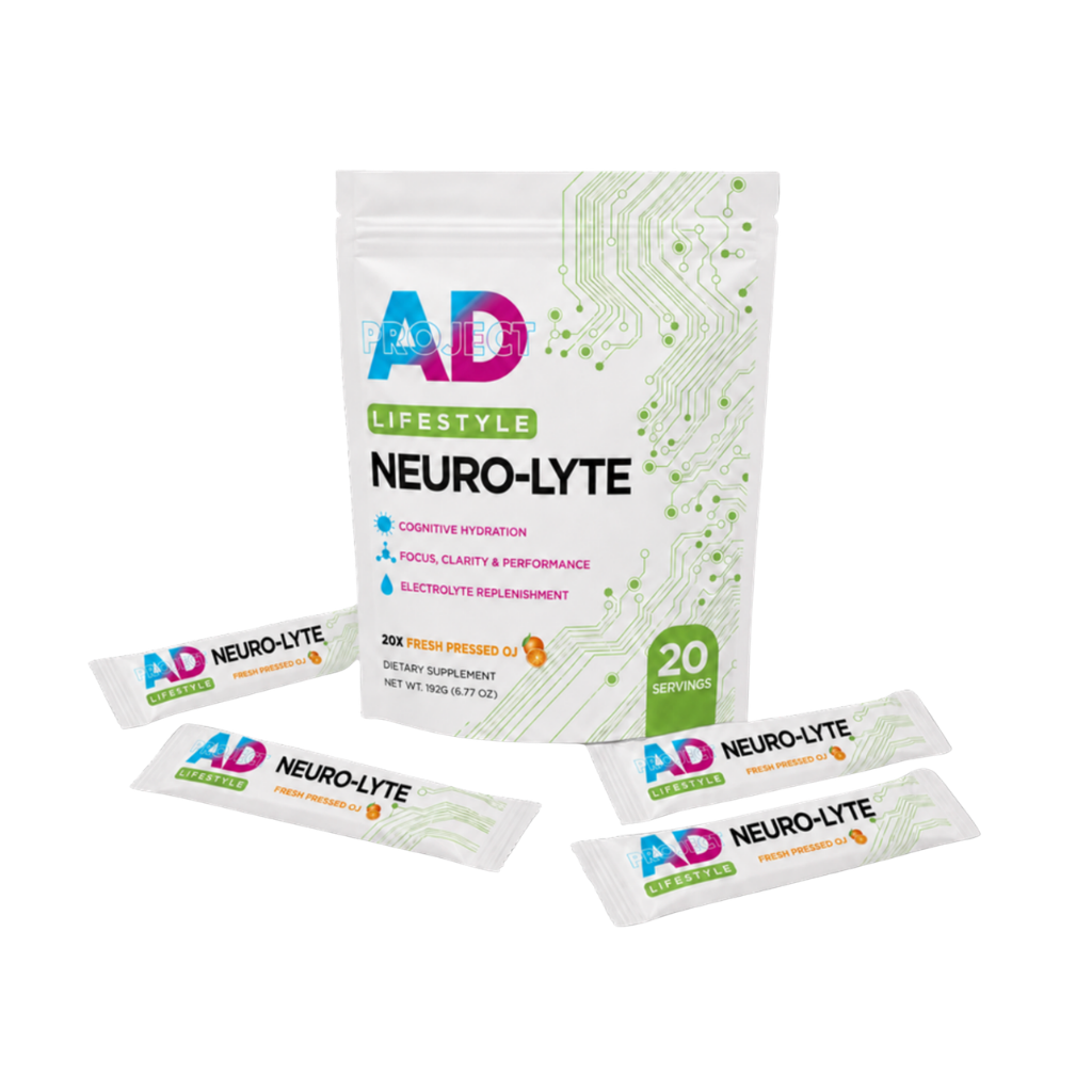 Neuro-Lyte pouch with stick packs