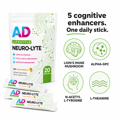 Neuro-Lyte: 5 cognitive enhancers, one daily stick