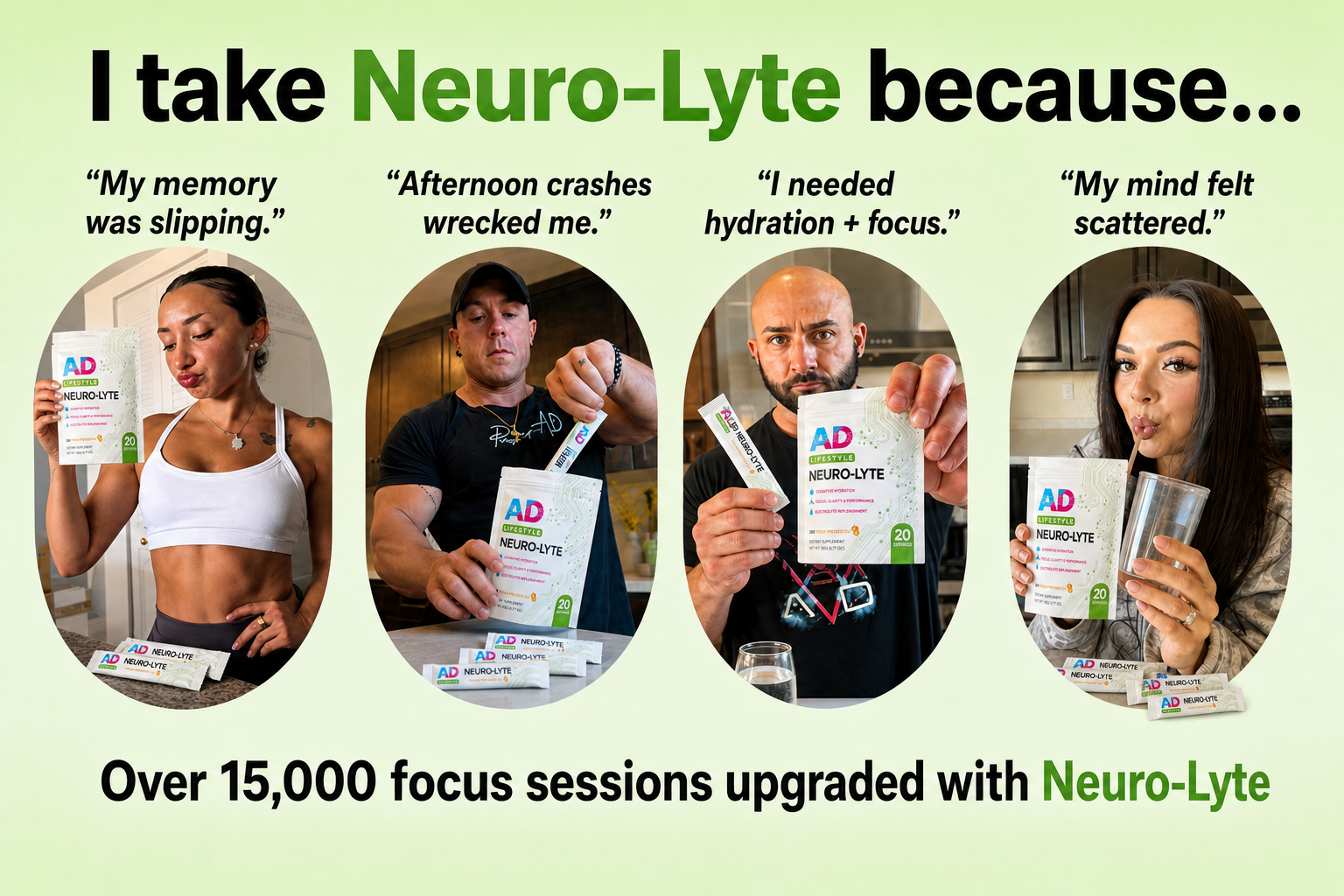 Neuro-Lyte focus sessions