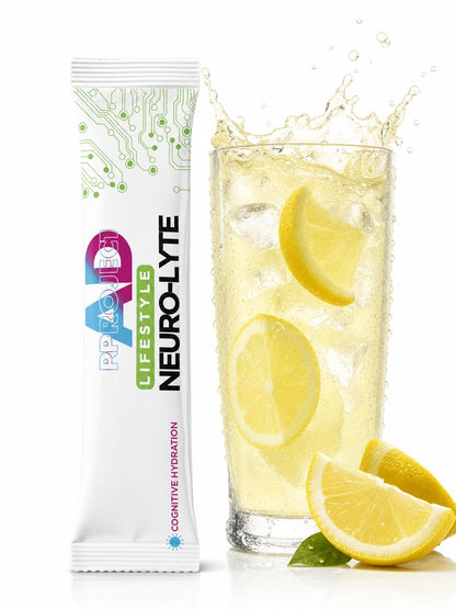 Lemon Squeeze: Neuro-Lyte over ice with lemon