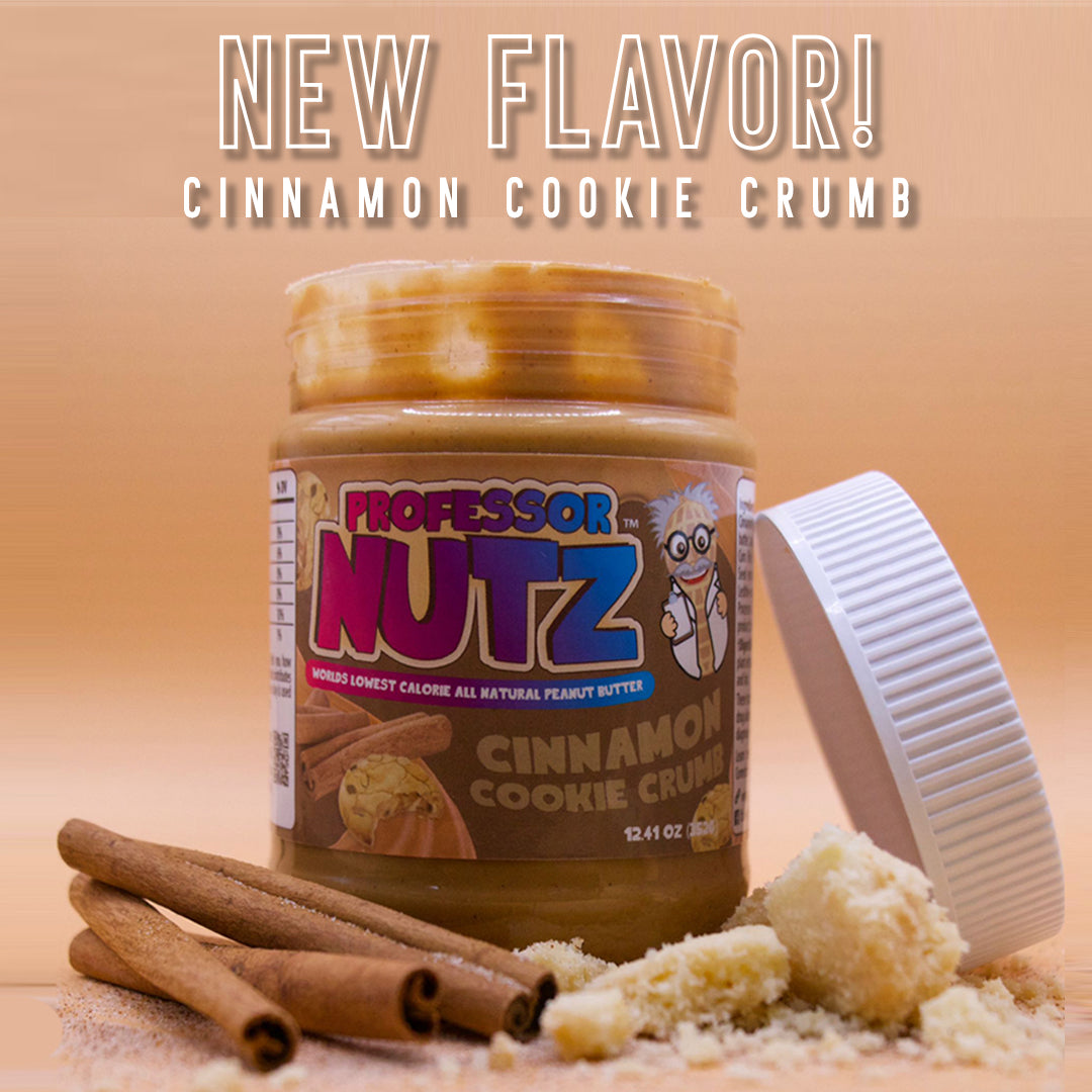 PROFESSOR NUTZ™ Cinnamon Cookie Crumb - Low Calorie Nut Butter